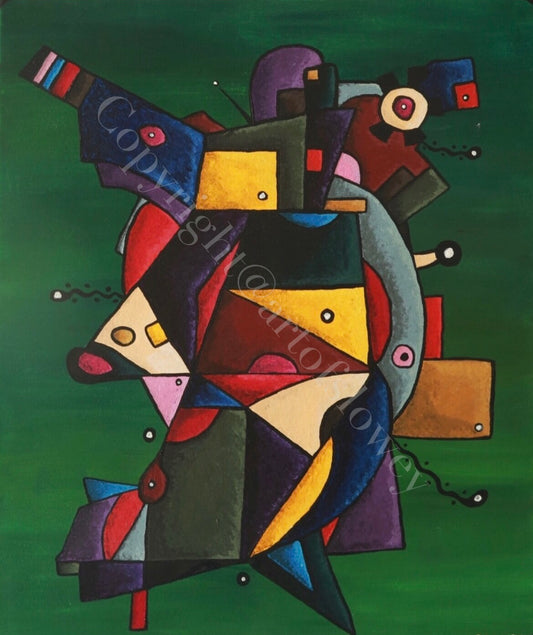 (Sold) ‘The beginning’ (20 x 24 x 4 inch)