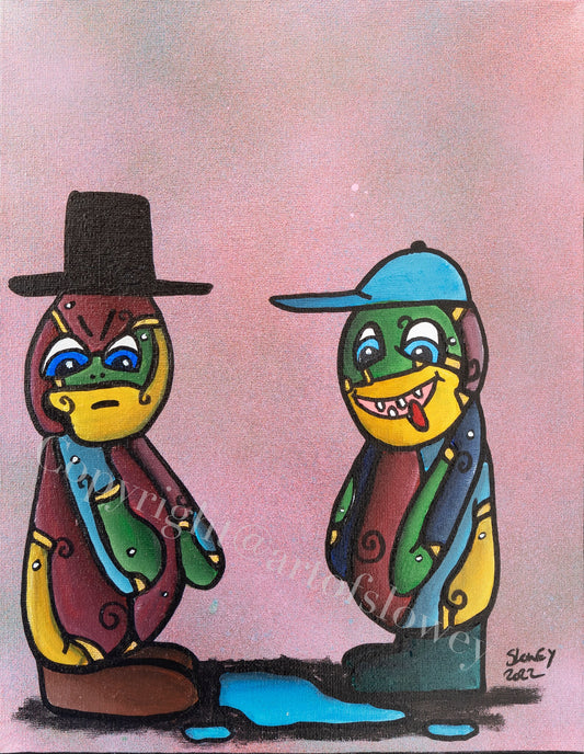 The Fools (28 x 36 CM)