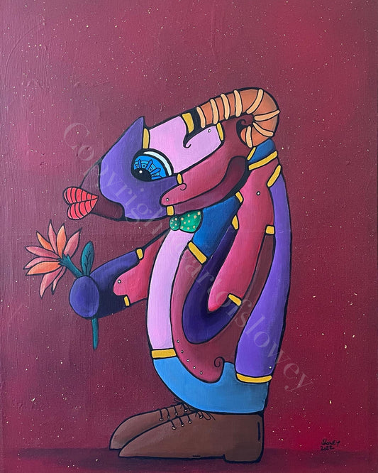 Giss A Kiss (80 x 55 cm)