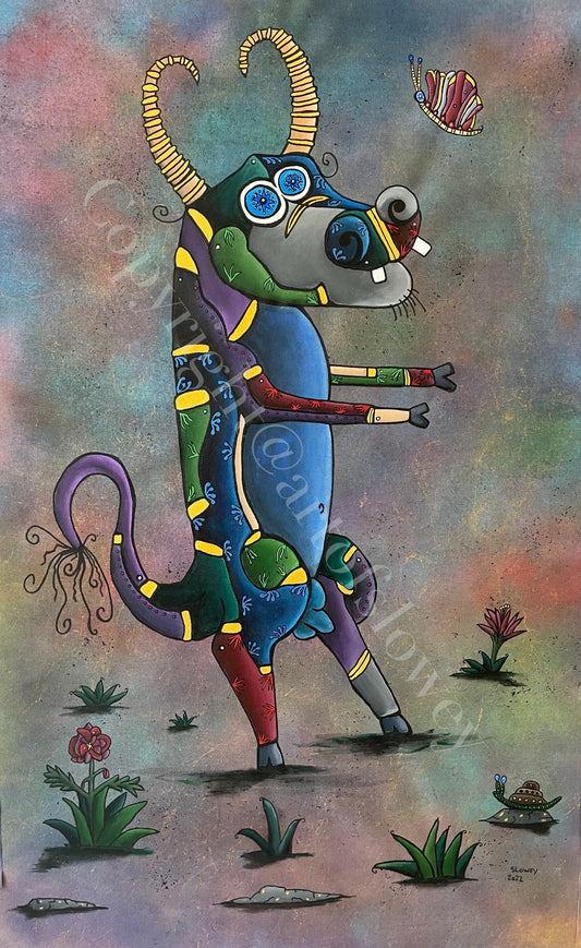 No Worries (166 x 106 CM) Framed