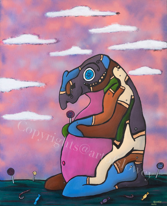 Original painting ‘Flump’ (100 x 80 cm)