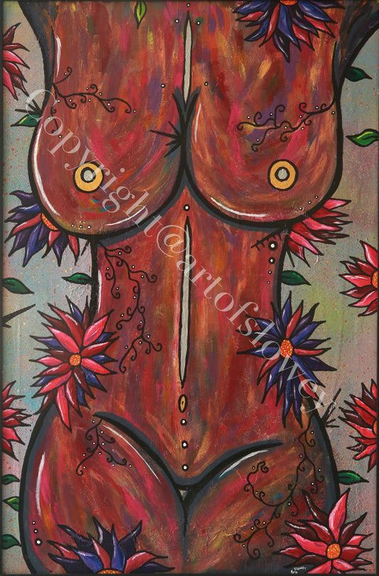 Original Painting ‘Femin’ (51x76cm)